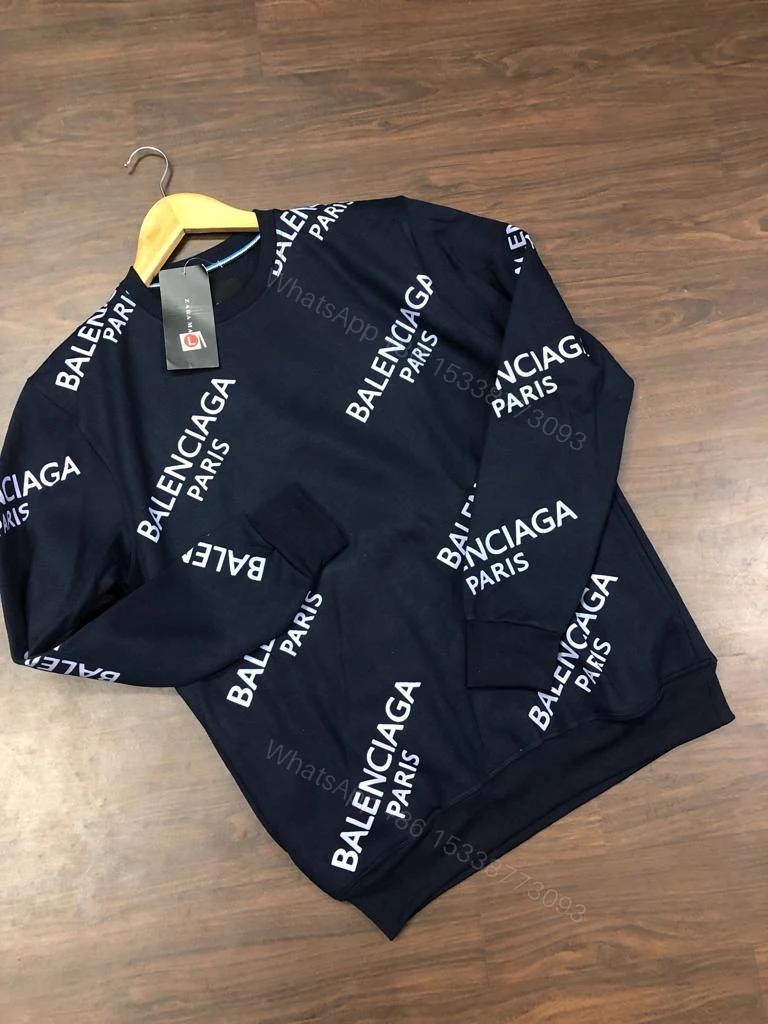 View 9 of FIRST COPY BALENCIAGA PREMIUM ROUND NECK SWEATSHIRT
