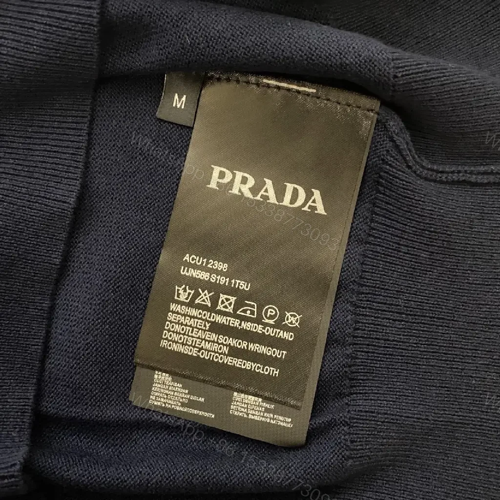View 8 of Navy Knit Polo V-Neck Top with Crest Emblem, Short Sleeves