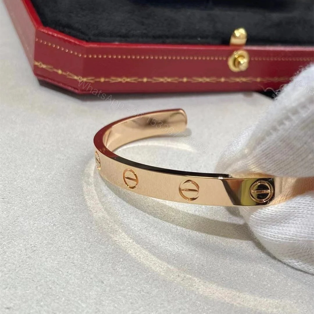 View 3 of Cartier 18K Gold Open Cuff Love Bracelet B6032517