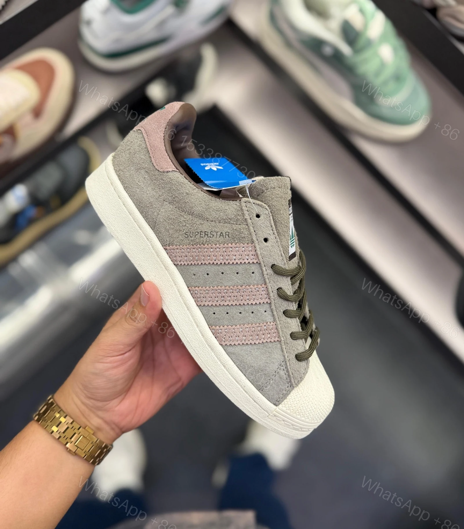 View 6 of ADIDAS ORIGINAL SUPERSTAR BROWN OFF WHITE