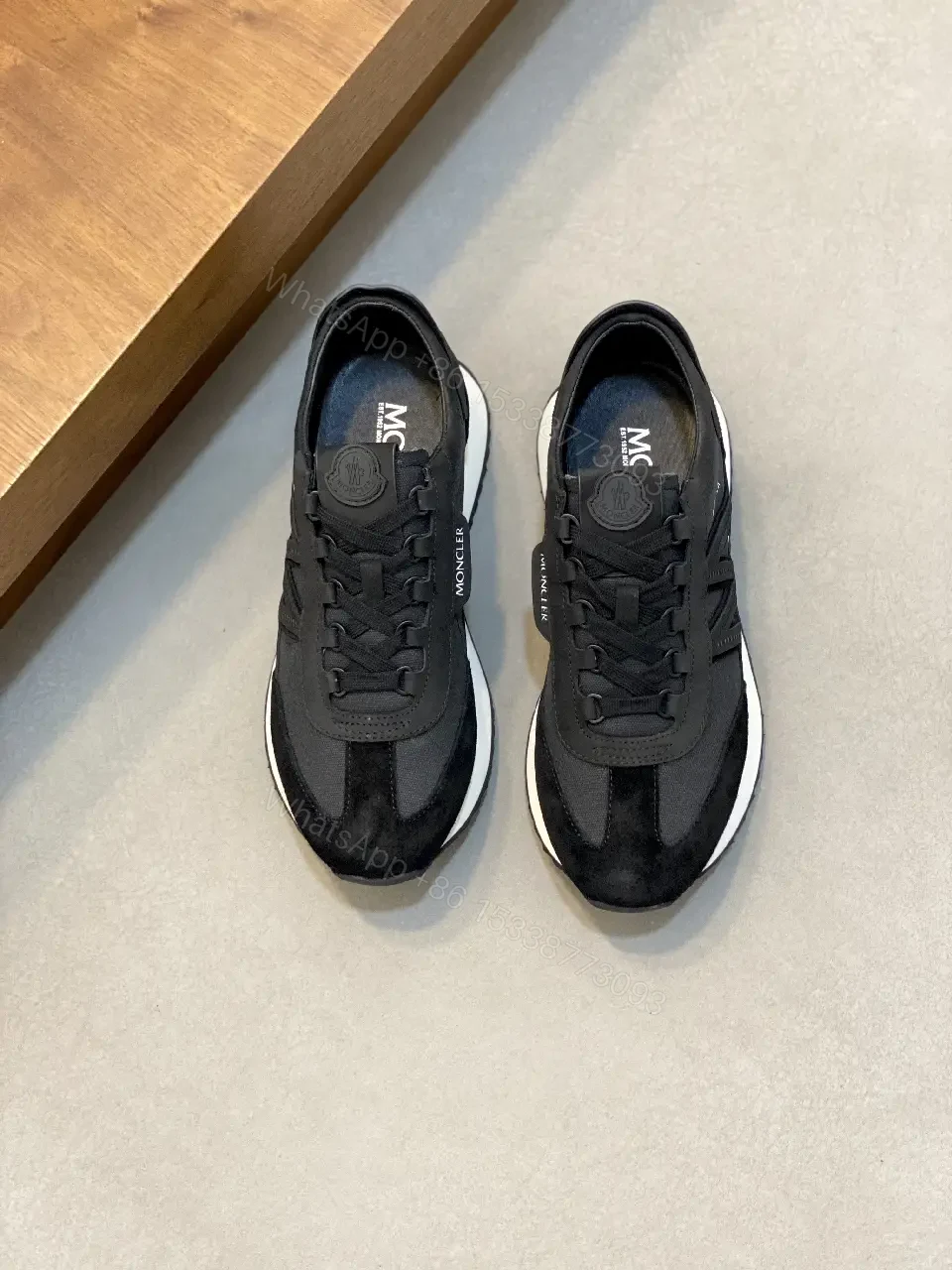 View 6 of Sporty Black Luxury Sneaker: All-Day Comfort, Moncler-Inspired