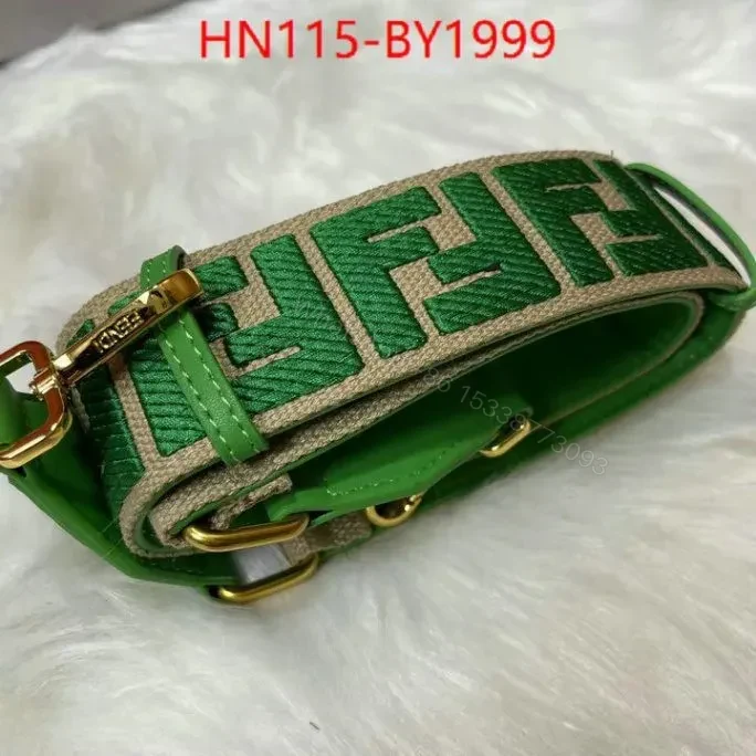 View 3 of Fendi Peekaboo Iconic Mini Bag BY1999 – Raffia and Leather
