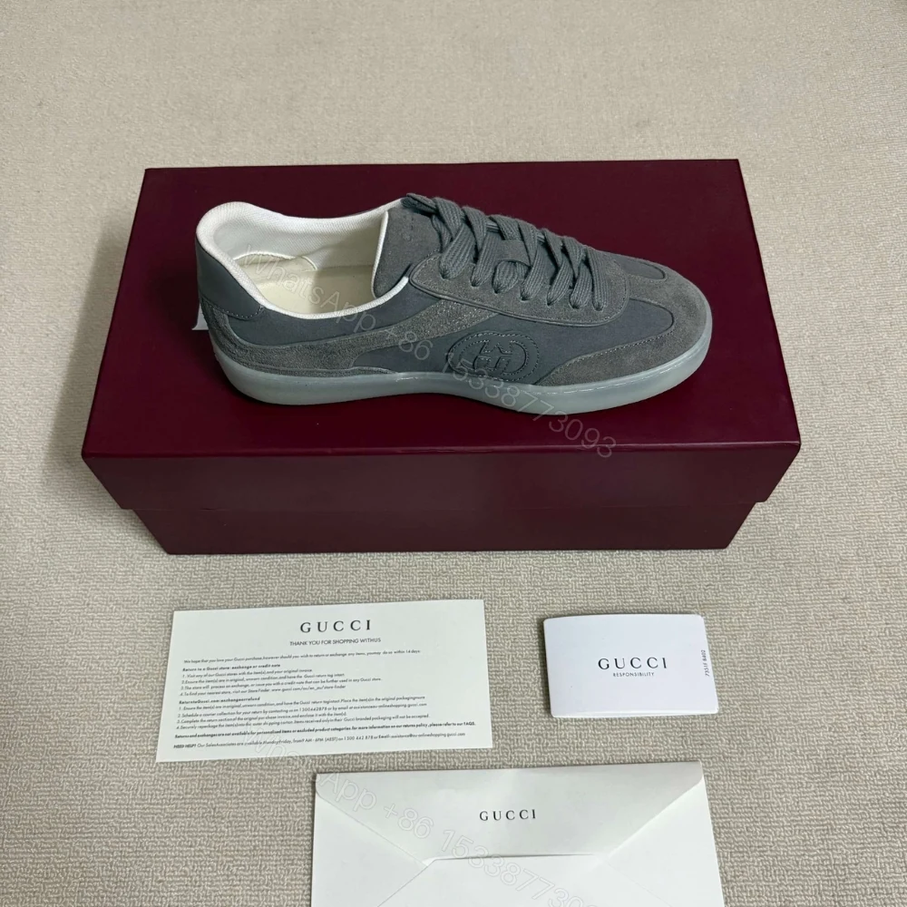View 6 of Gucci Men G75 Sneaker Grey Suede
