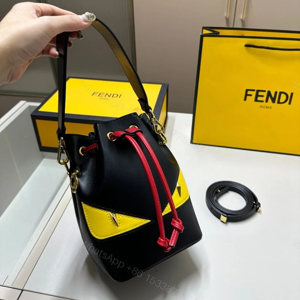 View 2 of FENDI MON TRESOR LUNAR NEW YEAR MINI BAG BLACK 15CM 8BS093ATXUF1QIO