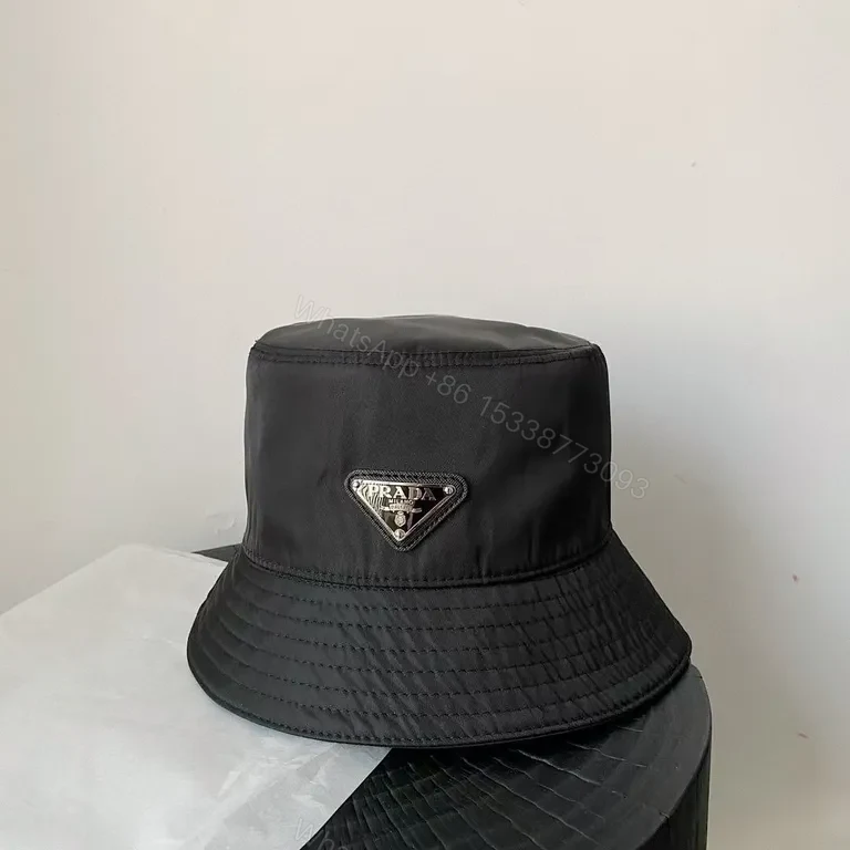 View 9 of Prada Black Nylon Logo Bucket Hat â€” Everyday Luxe