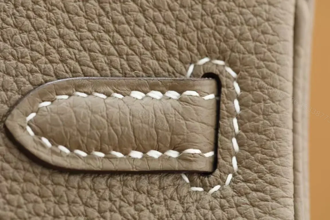 View 8 of HN 30 ETOUPE EPSOM SELLIER GOLD HARDWARE