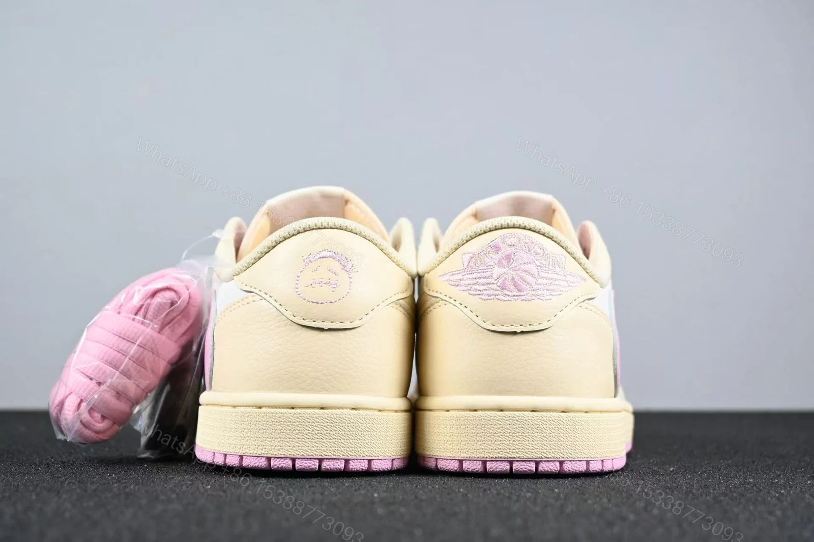 View 9 of Jordan 1 Retro Low OG SP Travis Scott Shy Pink