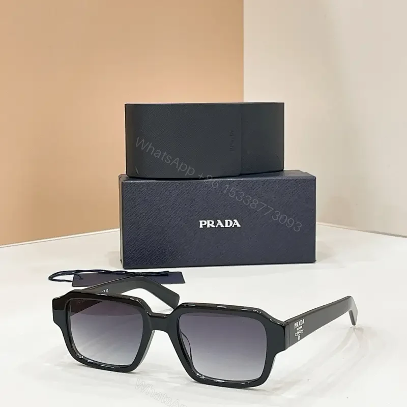 Glossy Black Rectangle Sunglasses - Luxe Minimalism, All-Day Comfort — view 1