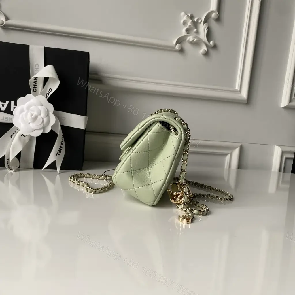 View 3 of Mint Green Quilted Day-to-Night Carryall