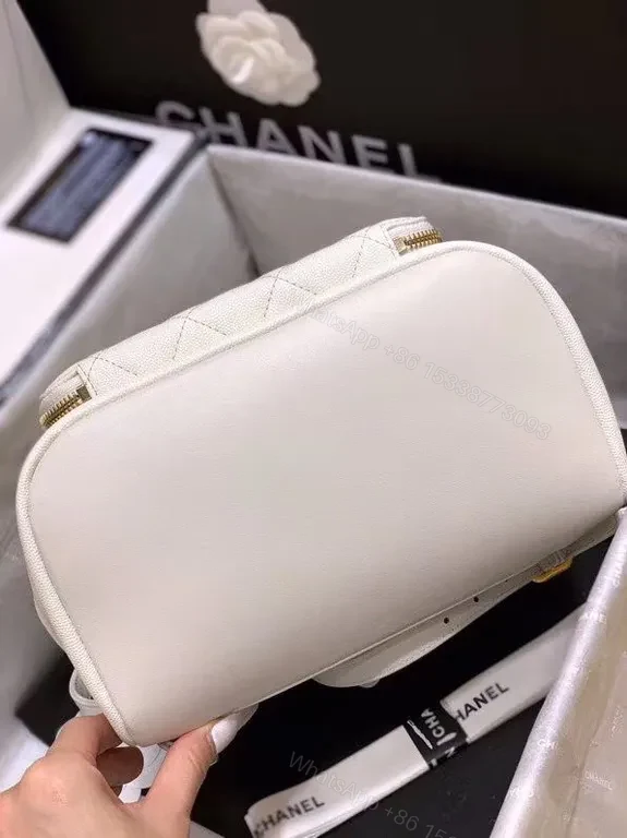 View 6 of Quilted Chanel-Inspired Backpack: Luxury Everyday Carry