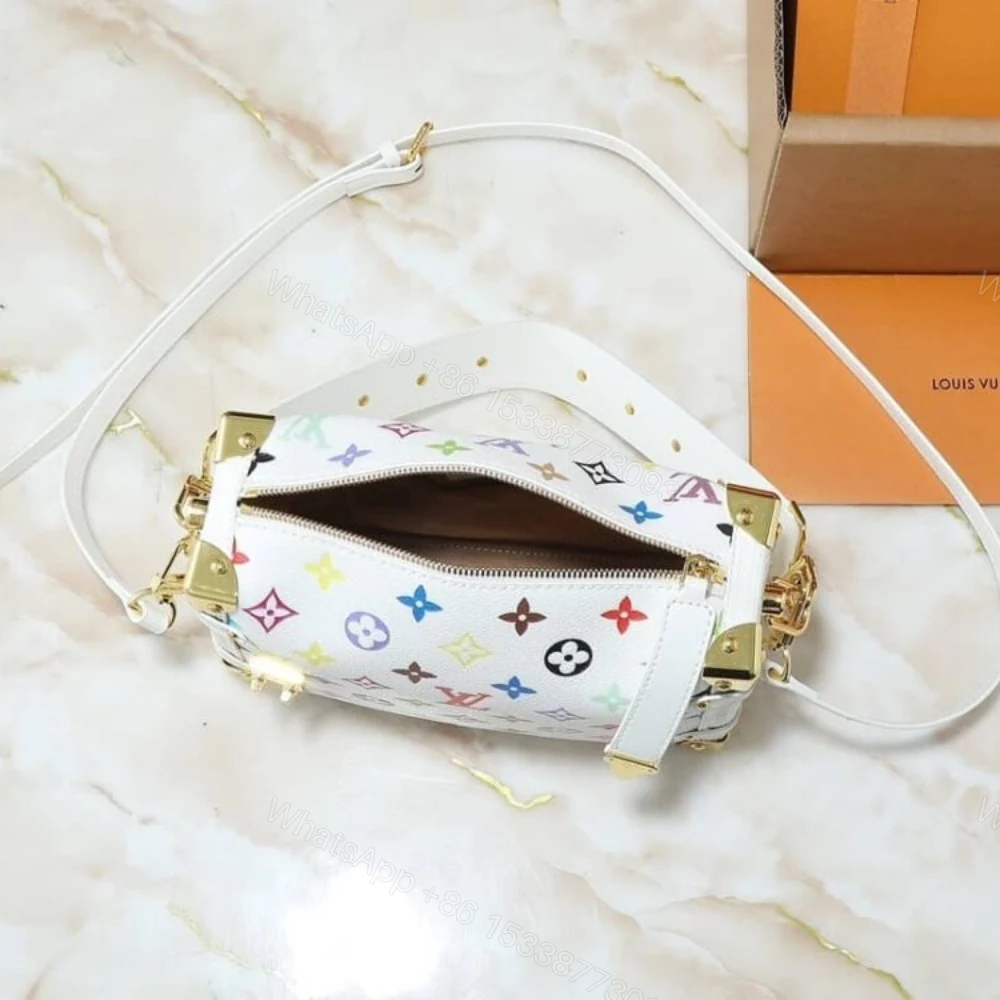 View 5 of Louis Vuitton X Takashi Murakami Side Trunk MM Multicolore Blanc 23Cm M14046