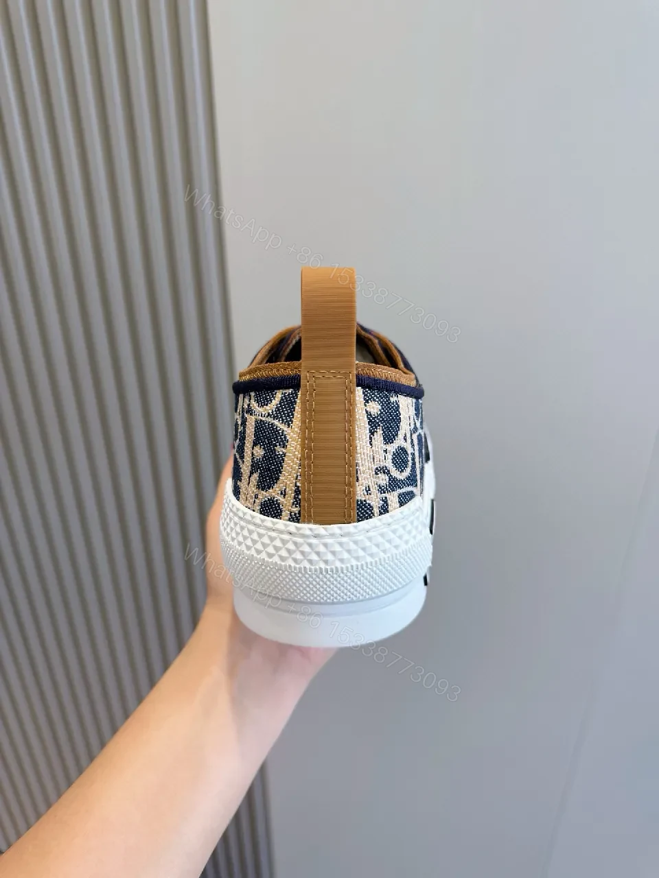 View 2 of Patterned Low-Top Sneaker: Luxury Daily Comfort