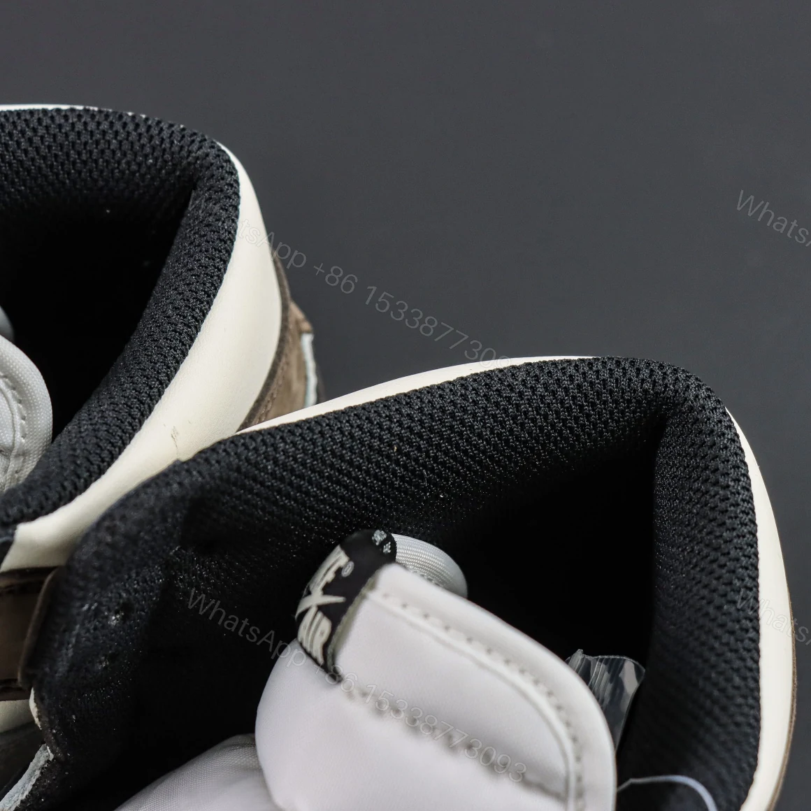 View 4 of Air Jordan 1 Retro High OG “Dark Mocha” Reps