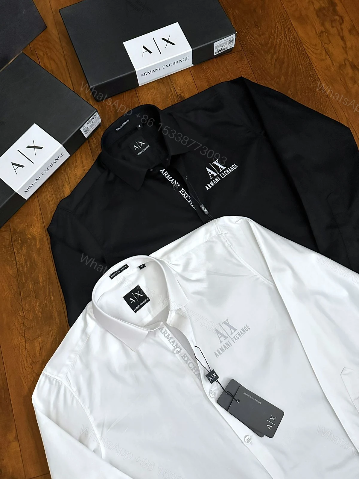 View 5 of First Copy Armani Exchange Premium Cotton Shirts