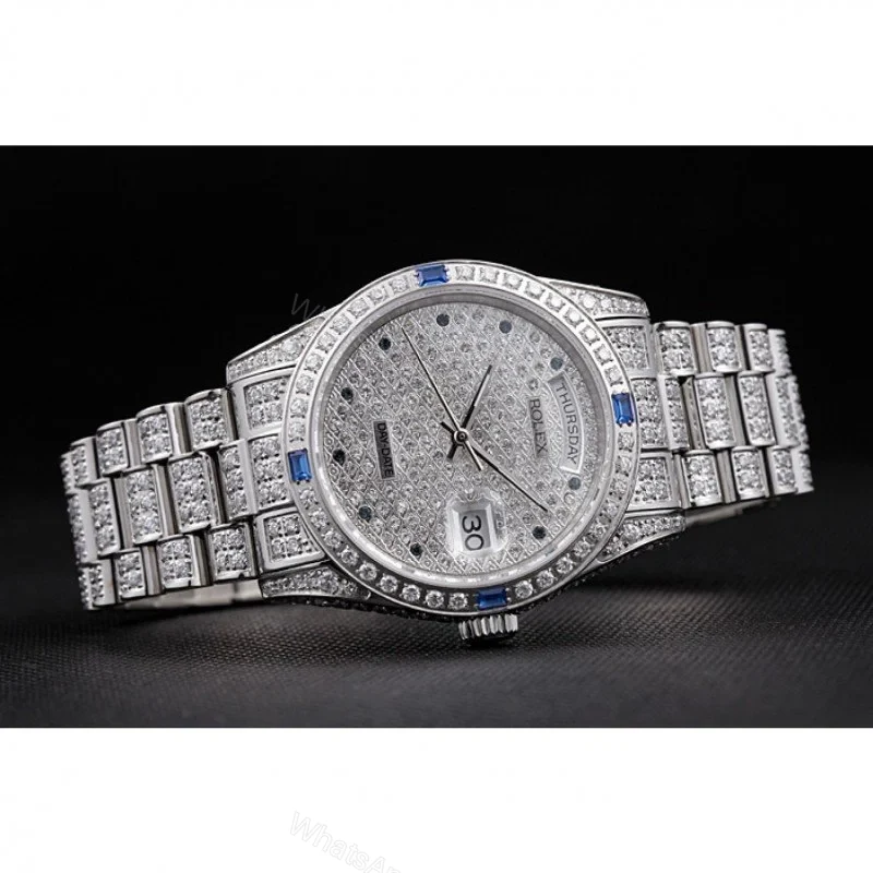 View 4 of Superclone Rolex Day-Date Diamond Dial 621613 37 mm