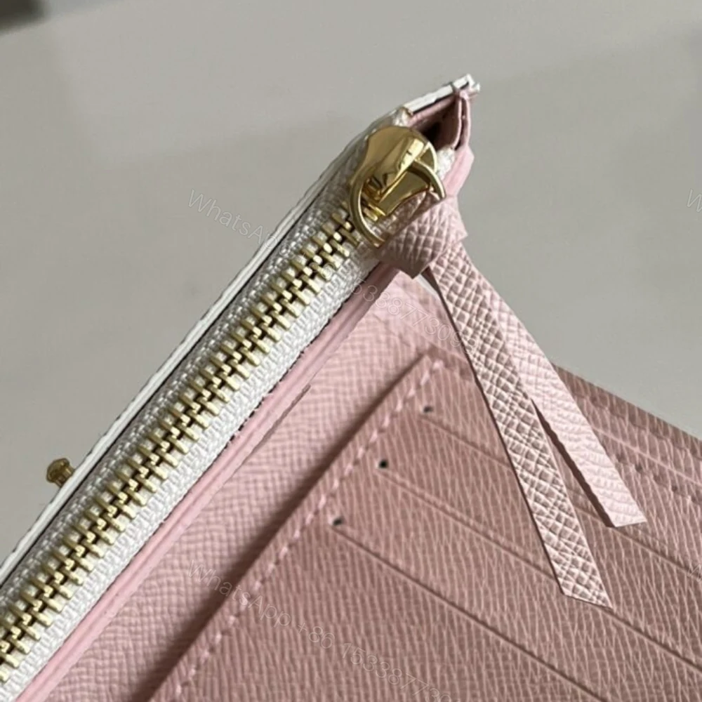 View 6 of Louis Vuitton Victorine Wallet Rose Ballerine Pink 12Cm N64022
