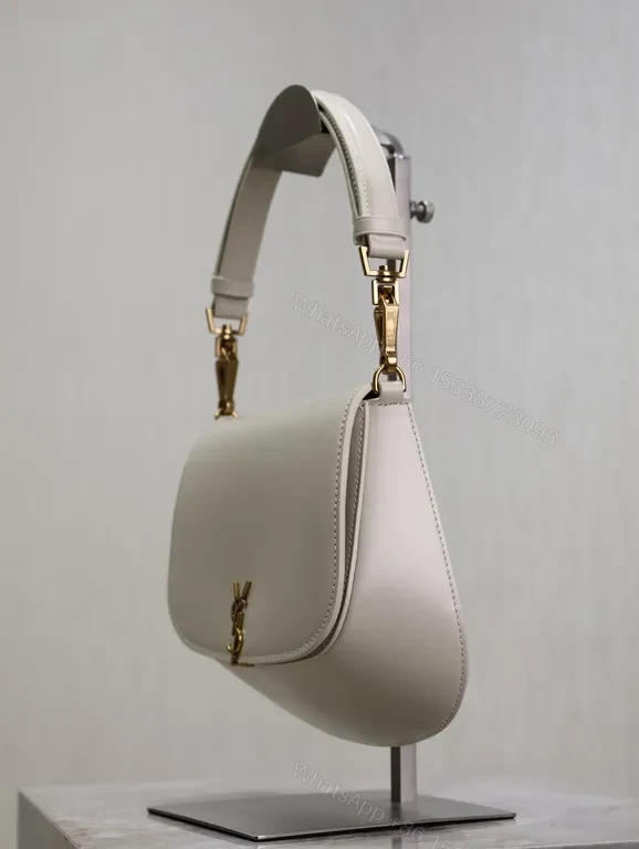 View 4 of Chic Leather Crossbody Bag â€” Gold Hardware, Everyday Luxe