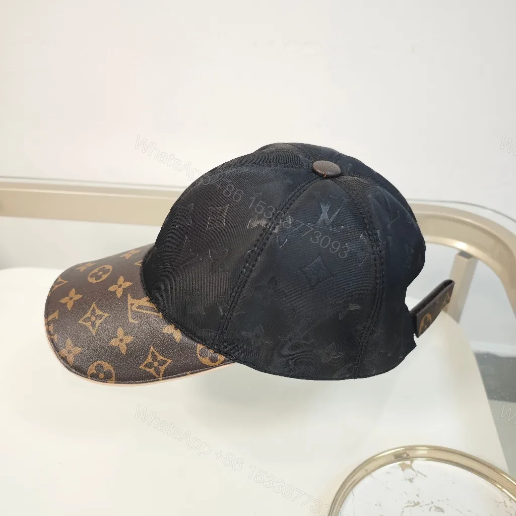 View 5 of Monogram Texture Cap: Sleek, Low-Profile Prestige Cap
