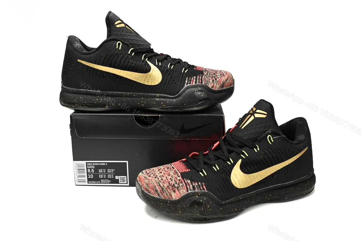 View 2 of Nike Kobe 10 Elite Low Christmas 802560-076