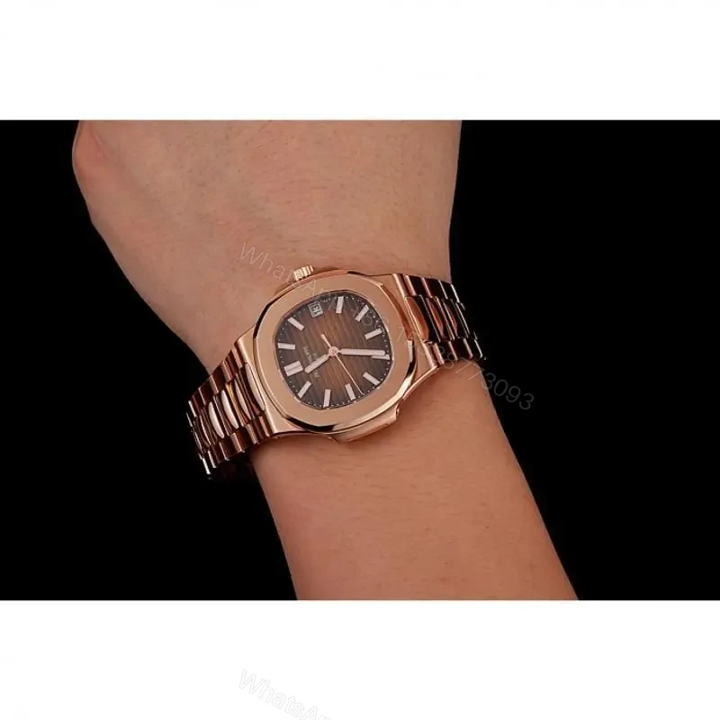 View 5 of Super Clone Replica Patek Philippe Nautilus – Rose Gold