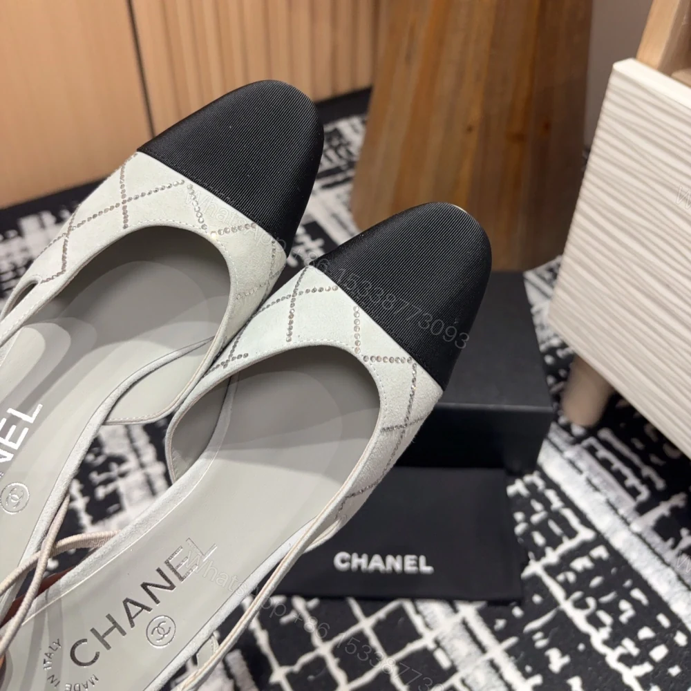 View 4 of 高仿Chanel*25C系列G31319小羊皮休閒單鞋灰色6.5CM免檢版
