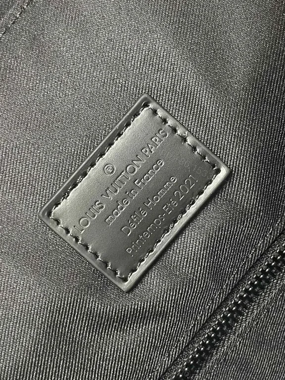 View 4 of Bold Monogram Backpack with Embroidered Accents â€” Everyday Luxury Backpack