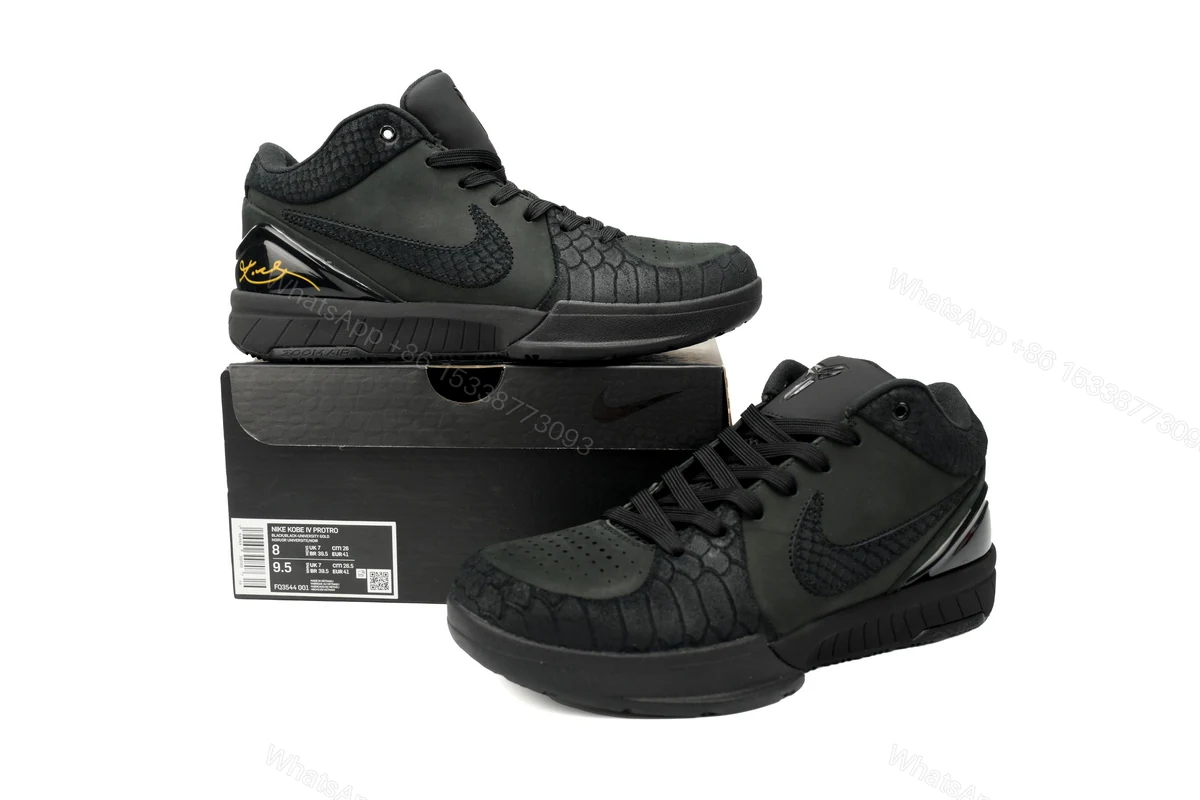 View 2 of Nike Kobe 4 Protro "Black Mamba" FQ3544-001