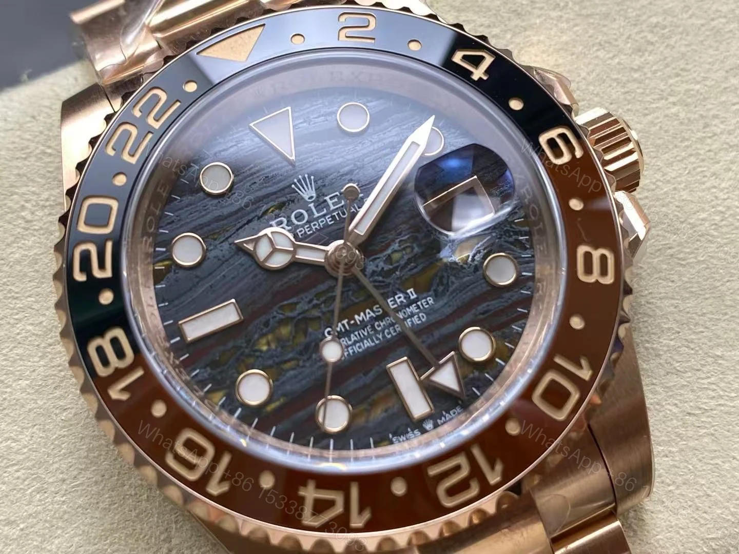View 3 of Super Clone Replica GMT-Master II Tiger Iron Dial (2025)