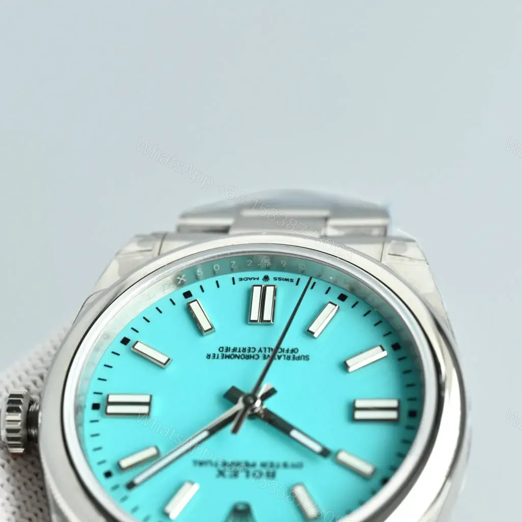 View 2 of Rolex Oyster Perpetual 36 Turquoise Dial Oystersteel (126000-0006)