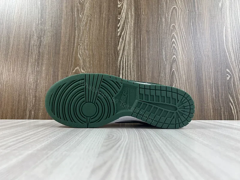 View 11 of Forest Green Premium Leather Low-Tops: Street-Ready Comfort Sneakers
