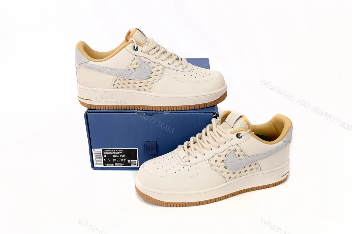 Nike Air Force 1 Low '07 Premium NAI-KE Bamboo Weave FN0369-101 — view 2