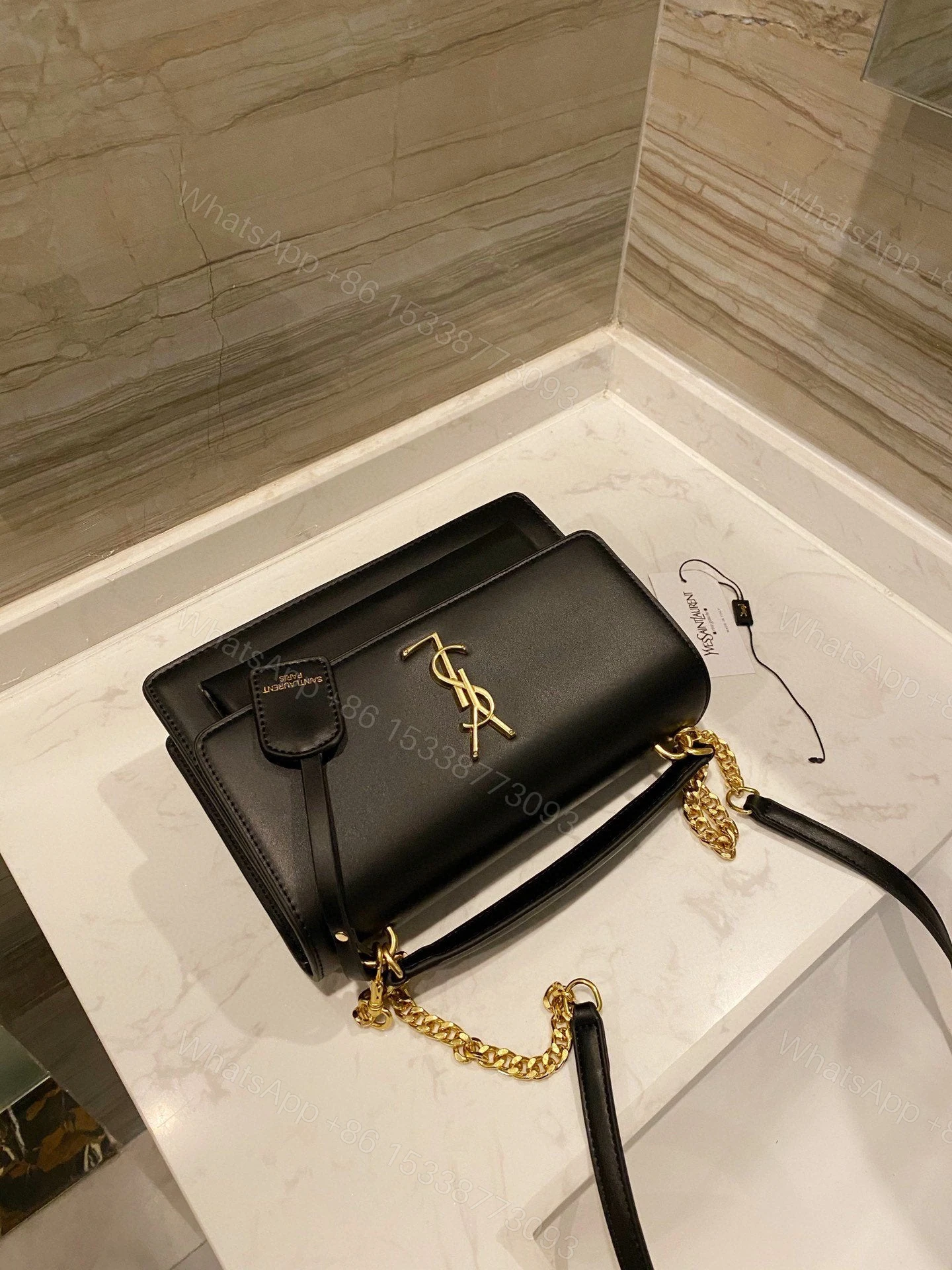 View 2 of Saint Laurent Women Medium Sunset Shoulder Bag