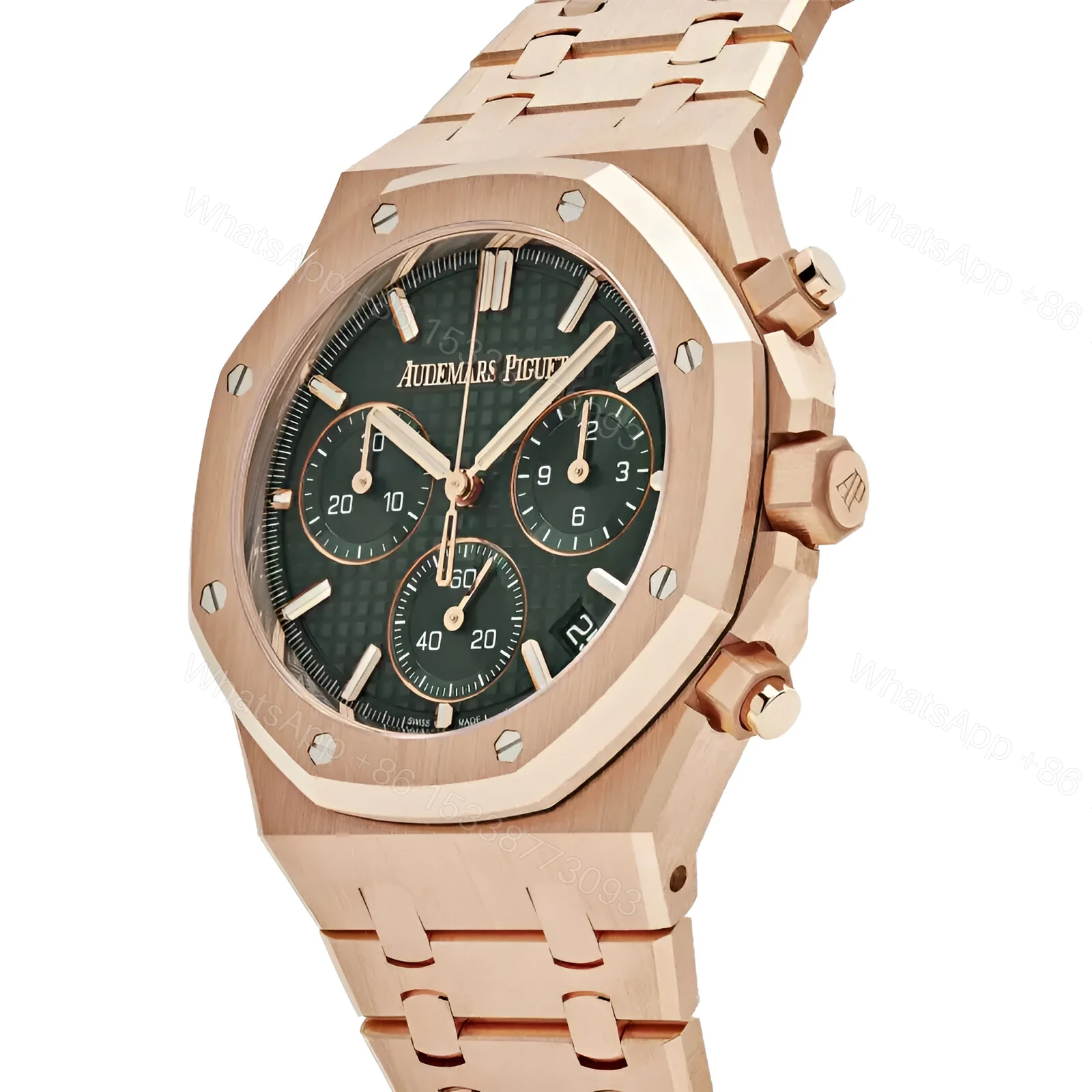 View 2 of Audemars Piguet Royal Oak 26240OR.OO.1320OR.04 Rose Gold Green Dial
