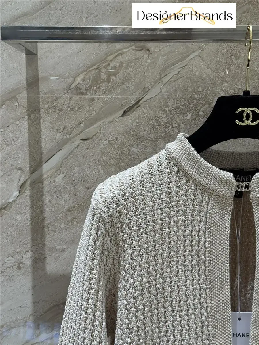 View 4 of Textured Knit Cardigan: Everyday Luxe with Practical Details
