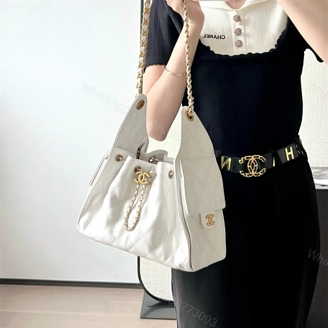 View 24 of 高仿Chanel*25S系列AS5293小牛皮腋下單肩包小號白色免檢版