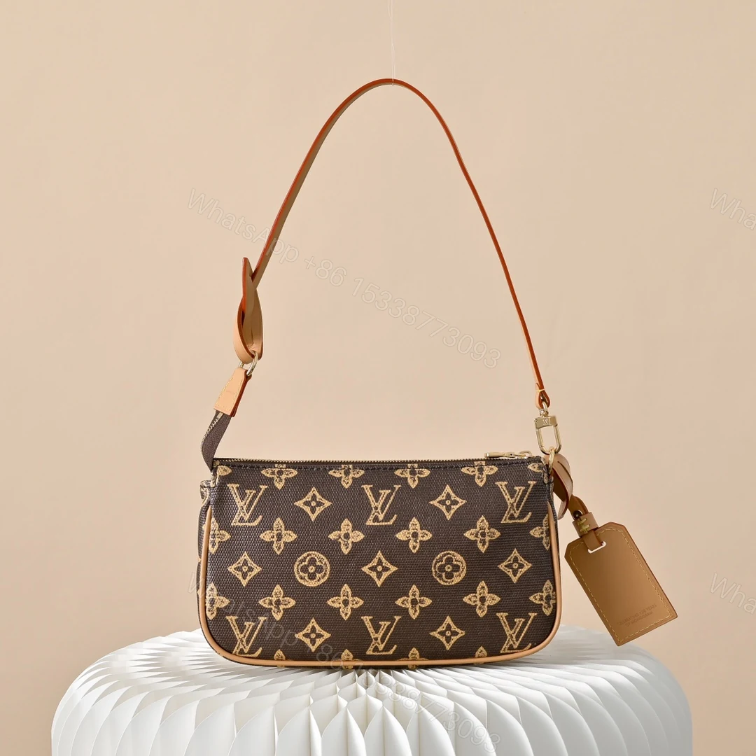 LV A貨Monogram法棍包 單肩腋下包 經典老花款 — view 1