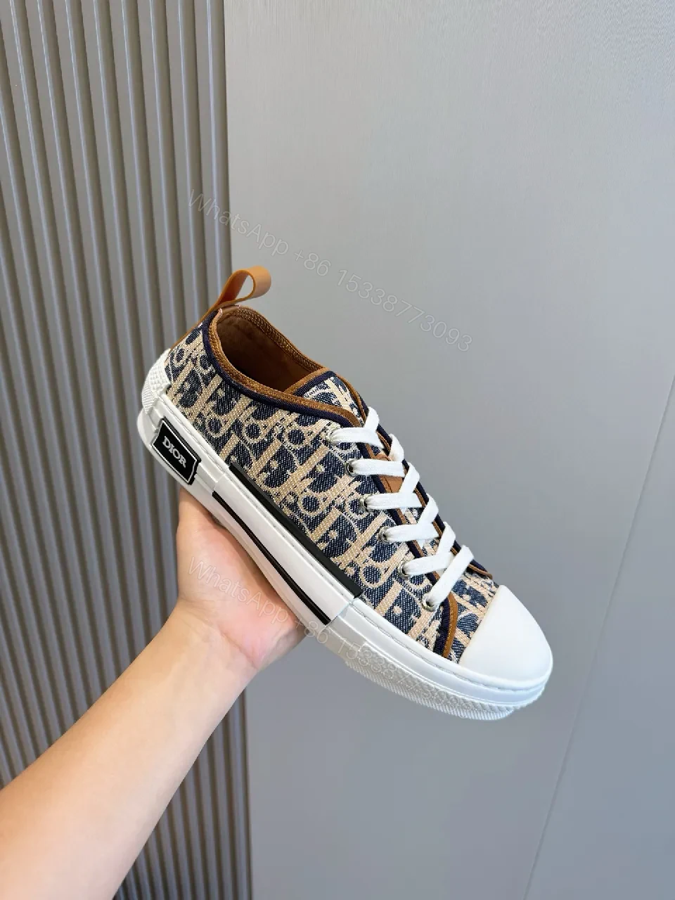 View 9 of Patterned Low-Top Sneaker: Luxury Daily Comfort