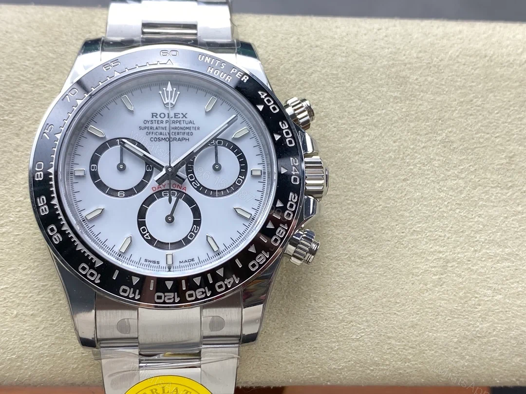 Rolex Cosmograph Daytona VSF Weighted Stainless Steel Cerachrom White Oyster 126500LN-0001 — view 1
