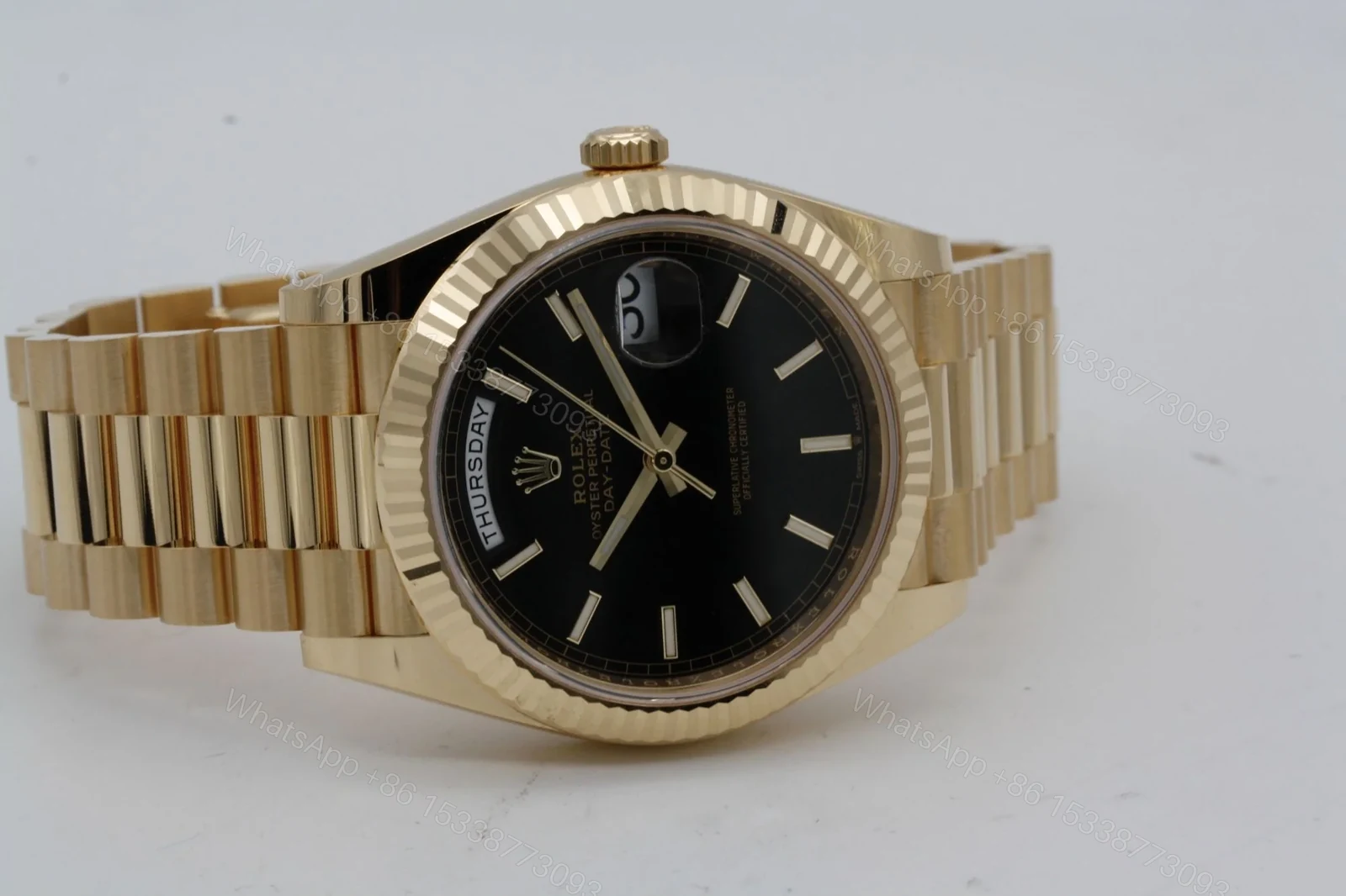 View 6 of Superclone Rolex Day-Date Black Dial 228238 40 mm