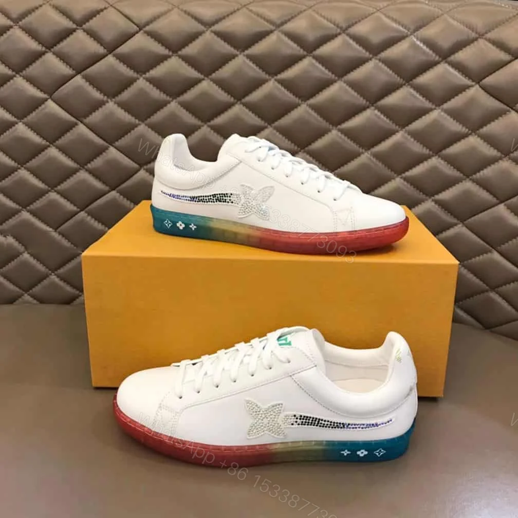 View 9 of Louis Vuitton Luxembourg Samothrace Trainers In White – LSVT275