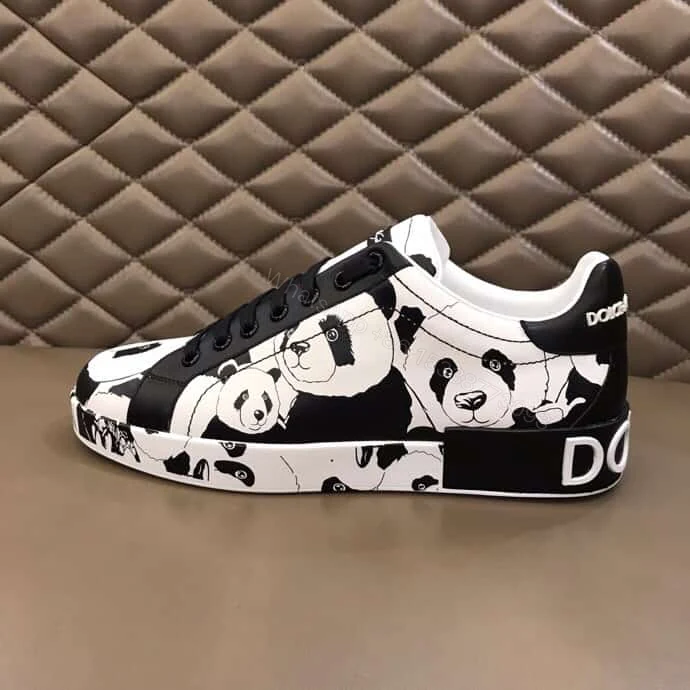View 5 of DOLCE & GABBANA PORTOFINO SNEAKERS IN PRINTED NAPPA CALFSKIN – DG 11