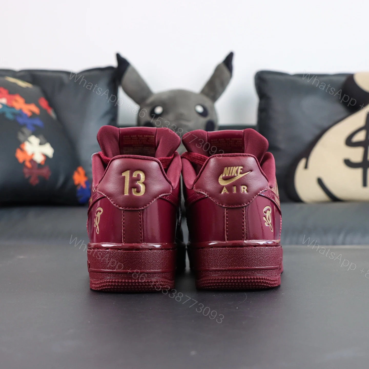 View 7 of Central Cee x Nike Air Force 1 Low “Dark Beetroot