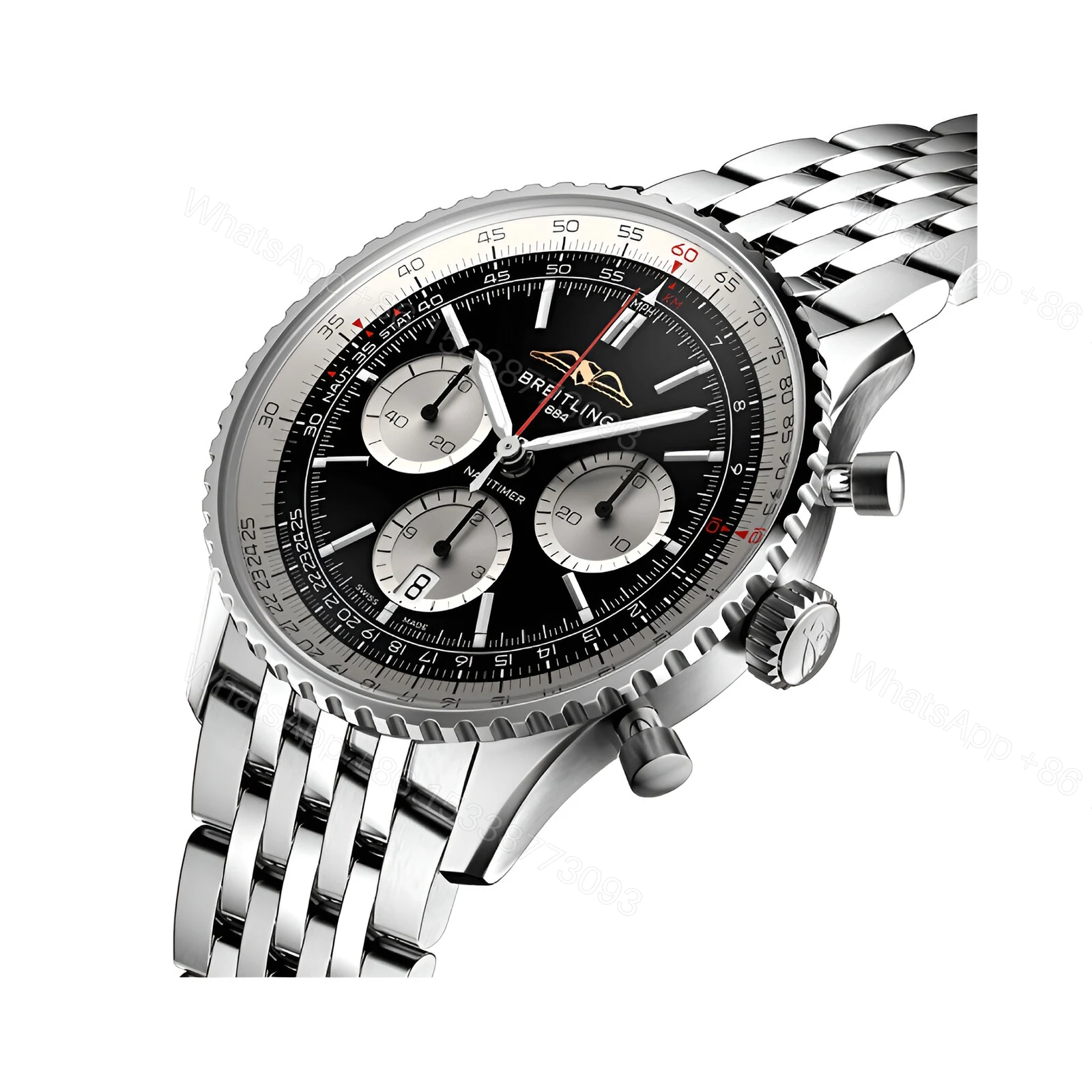 View 3 of Breitling Navitimer BBB01-447A Replica