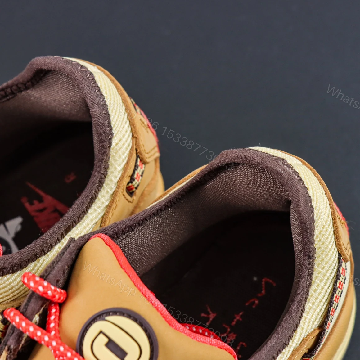View 5 of Travis Scott x Nike Air Max 1 Wheat Reps