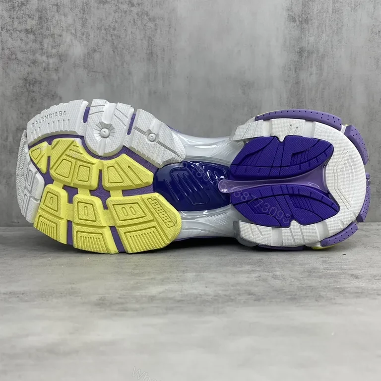 View 3 of Bold Lilac Lemon Luxe Sneaker: Luxe Futuristic Comfort Sneakers