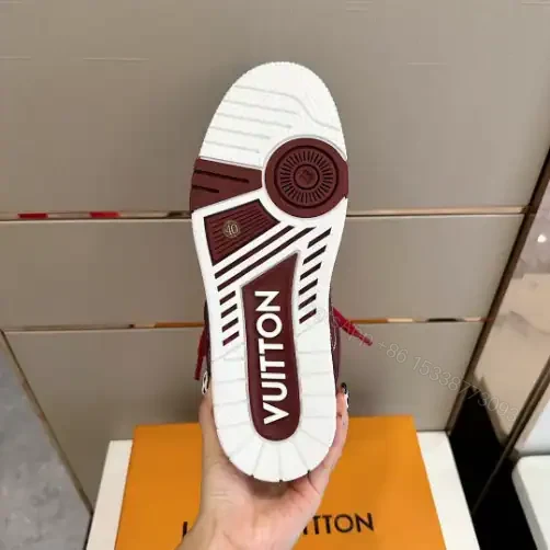 View 7 of LOUIS VUITTON SKATE SNEAKERS IN BORDEAUX RED – LSVT326