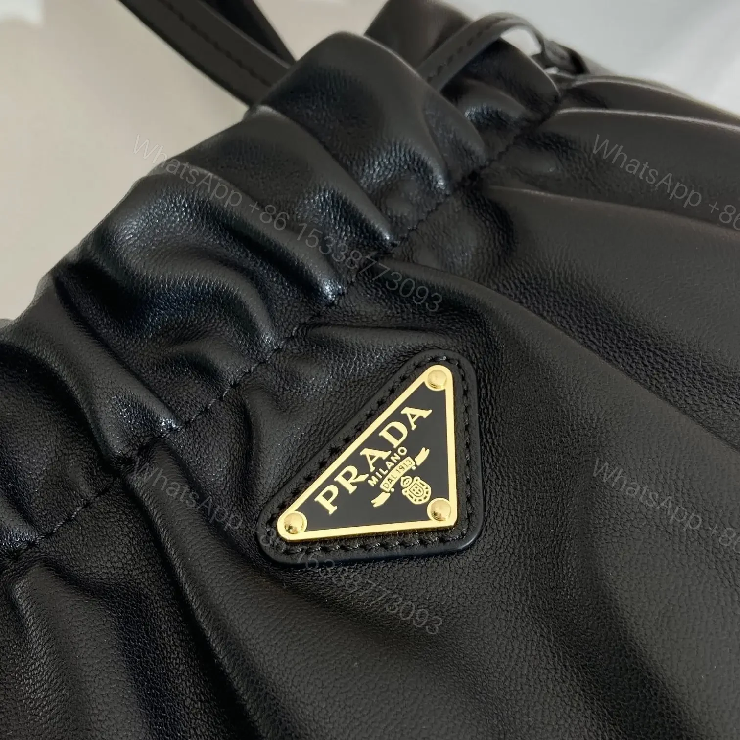 View 7 of 高仿Prada新款福袋包1BG541黑色免檢版
