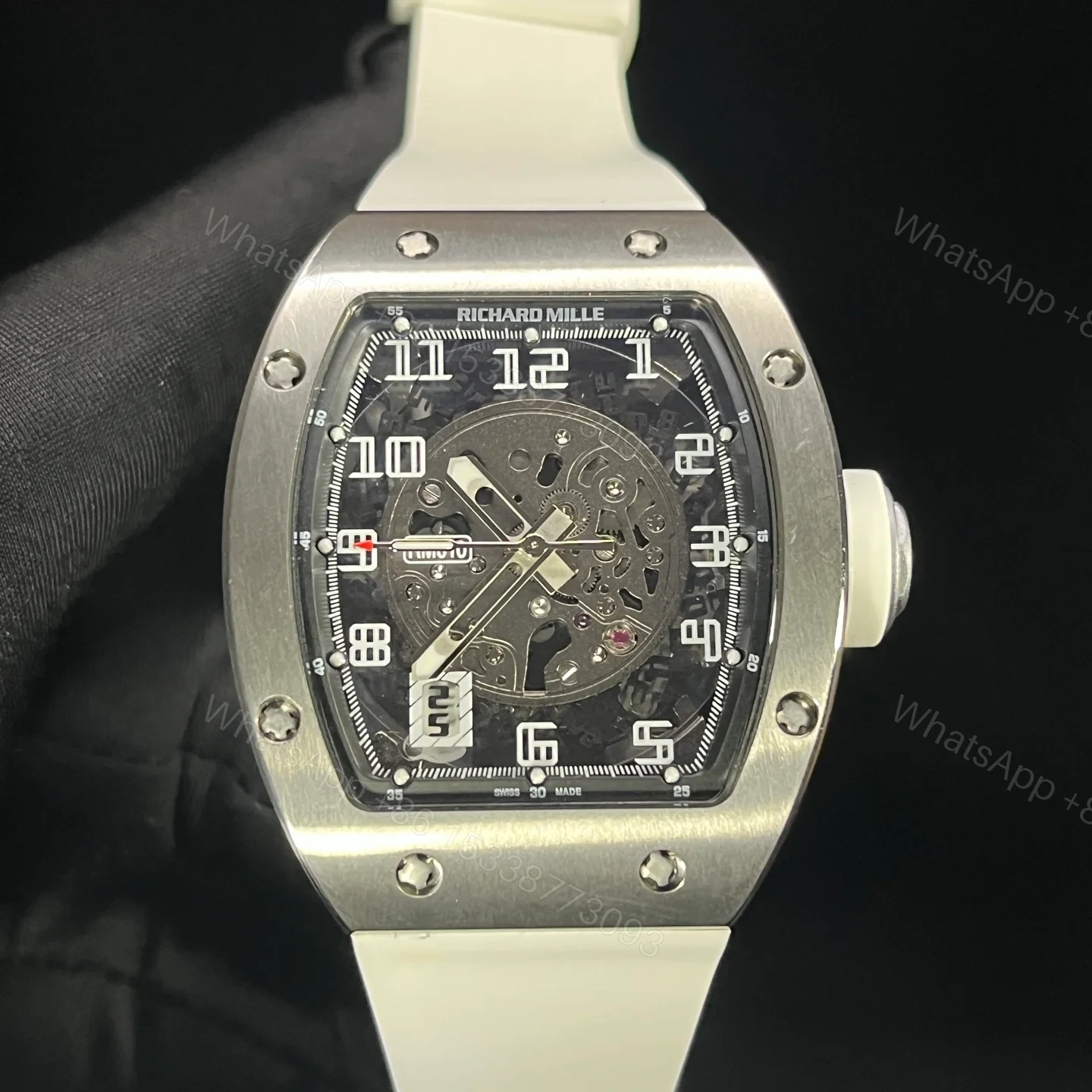 View 2 of Richard Mille Skeleton Automatic Luxury Watch RM010-SKELETON-AUTO-48X39