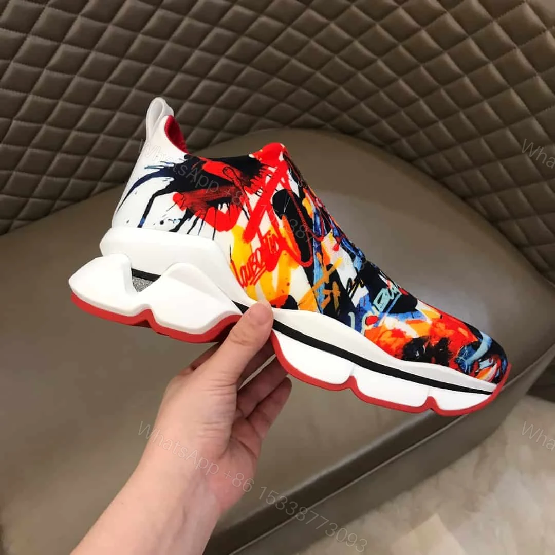 View 2 of CHRISTIAN LOUBOUTIN SPACE RUN SOCK SNEAKER – CL63