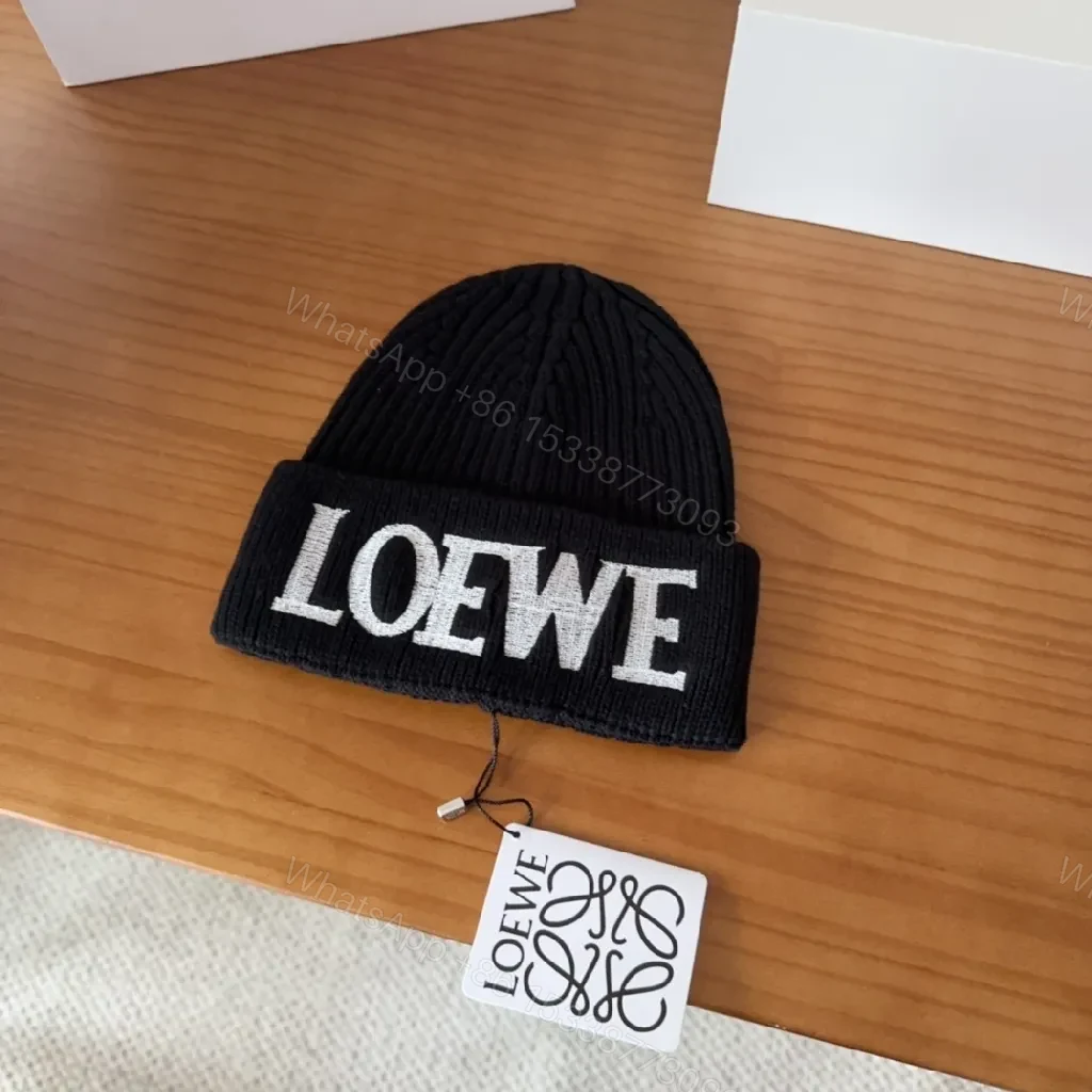 View 8 of Bold Logo Knit Beanie: Luxe Everyday Warmth, Black